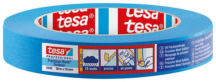 Tesa Precision Mask 4440 Afdækningstape blå, UV-bestandig 50 m x 50 mm