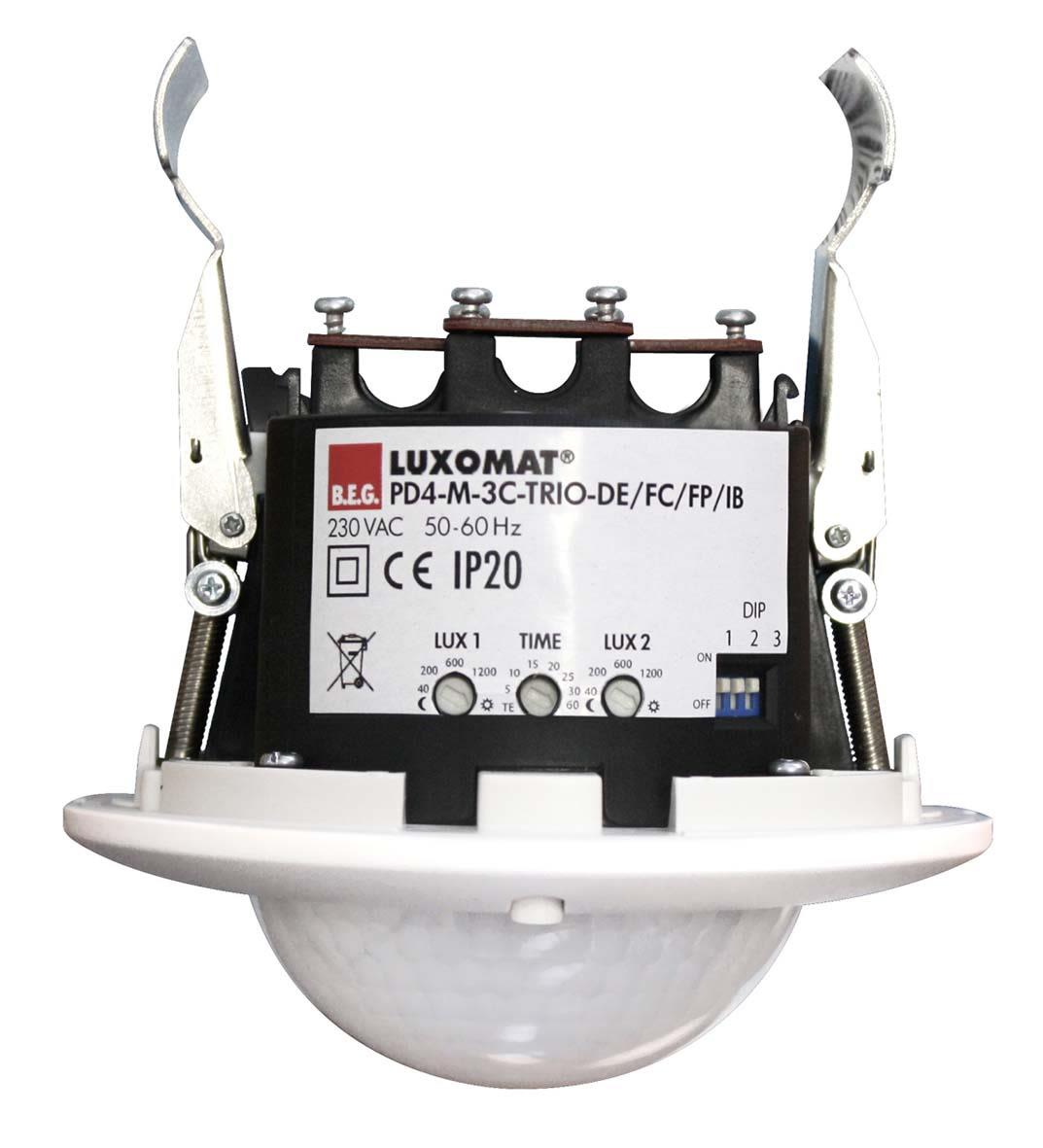 Rutab 1300187 Rörelsesensor 360°, 10-2000 lx, IP20