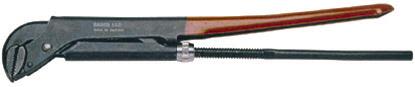 Bahco Swedish Model, Sort, Oransje, Svensk rørtang, Oransje, 16 cm, 90°, Stål