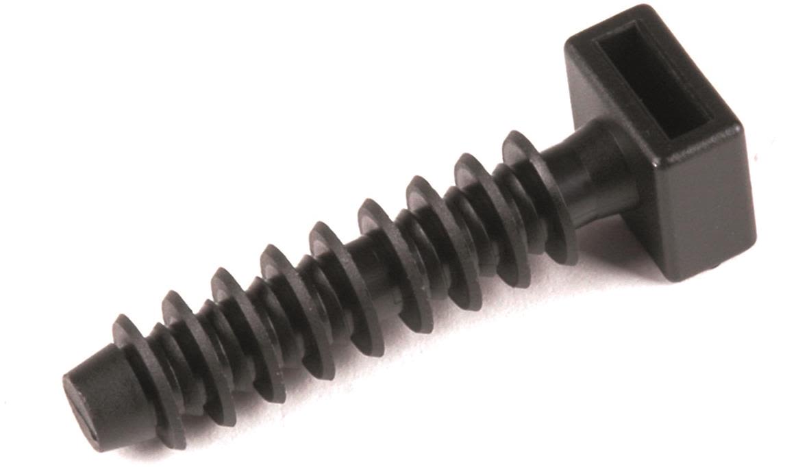 Hellermann Tyton 151-80110 Buntbandsfäste med plugg, 100-pack