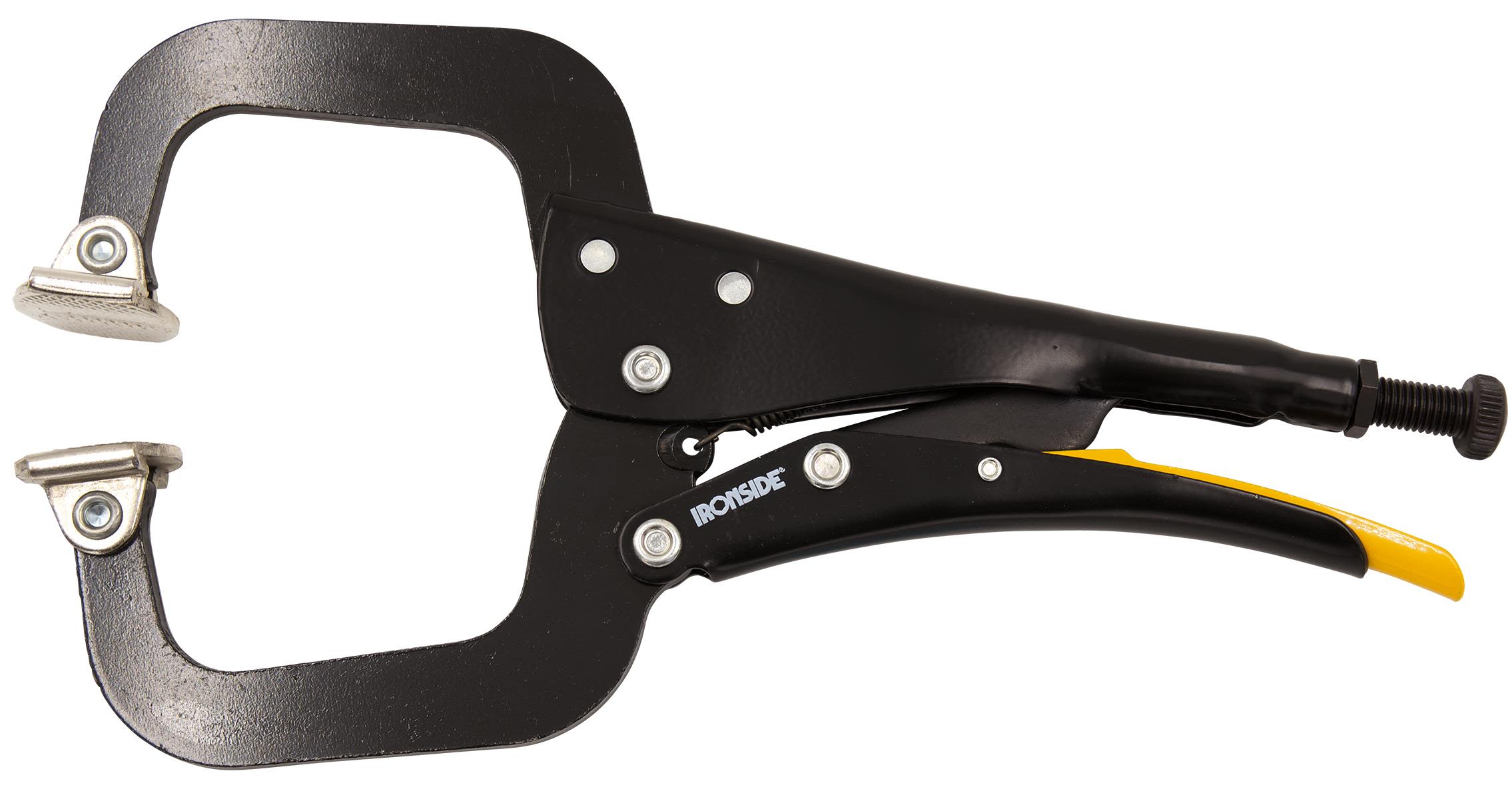 Ironside 100728 Låsetang med leddbare rygger Grepområde: 0-100 mm