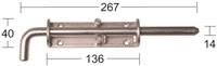 Habo 2189 Skjutregel slaglängd 20-80 mm