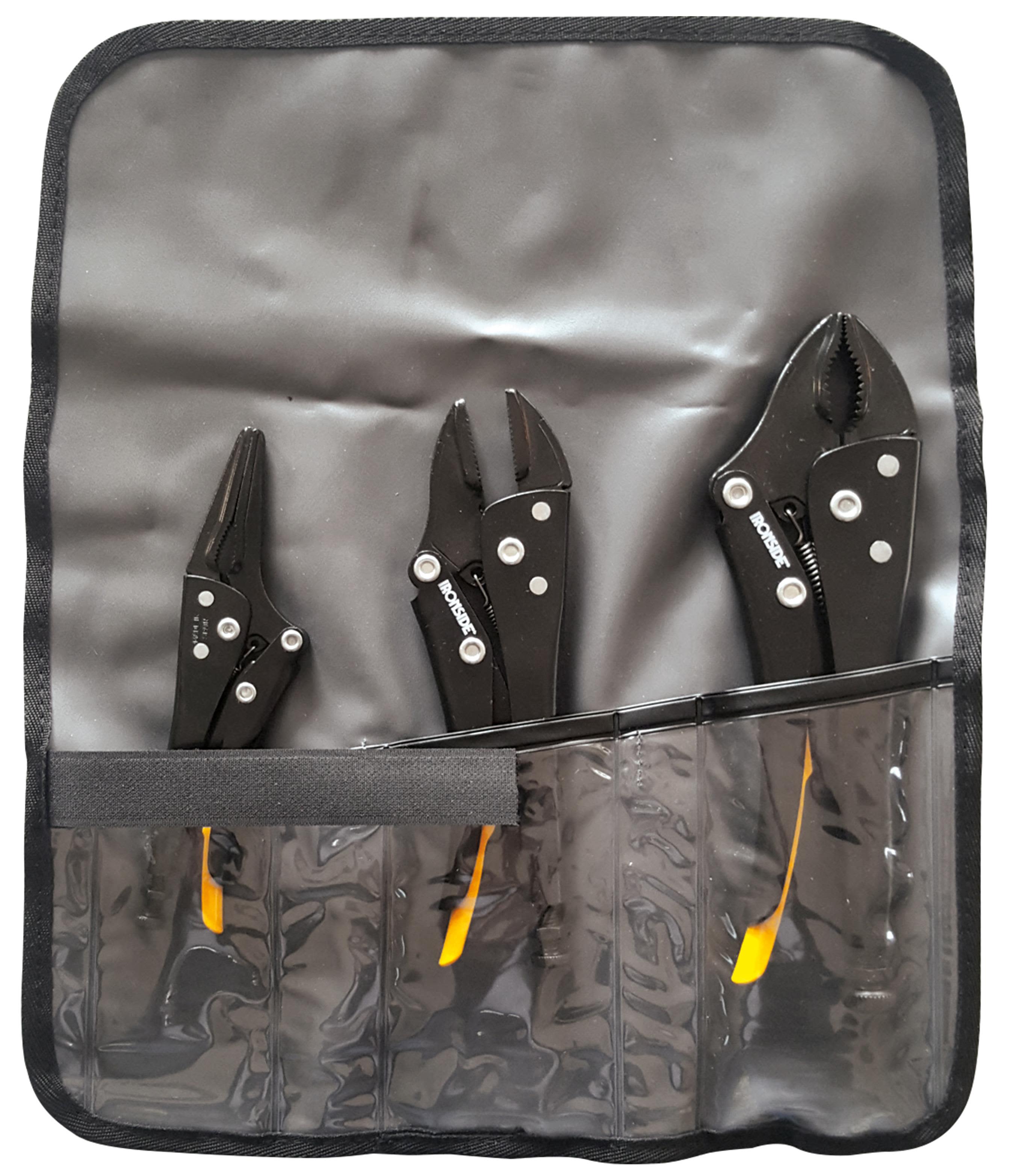 Ironside 100730 Låstångsats 3 delar, i plastfodral