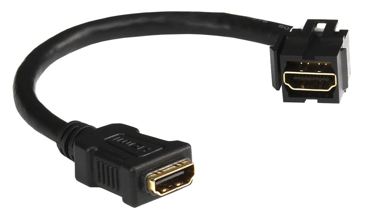 Schneider Electric INS64220 HDMI-kabel 1 stikkontakt, 0,2 m