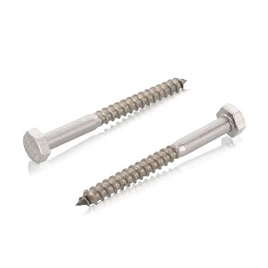 Schäfer & Peters 057148100 Sexkantsträskruv 8 mm, 100-pack, T6S A4, DIN 571 8 x 100 mm