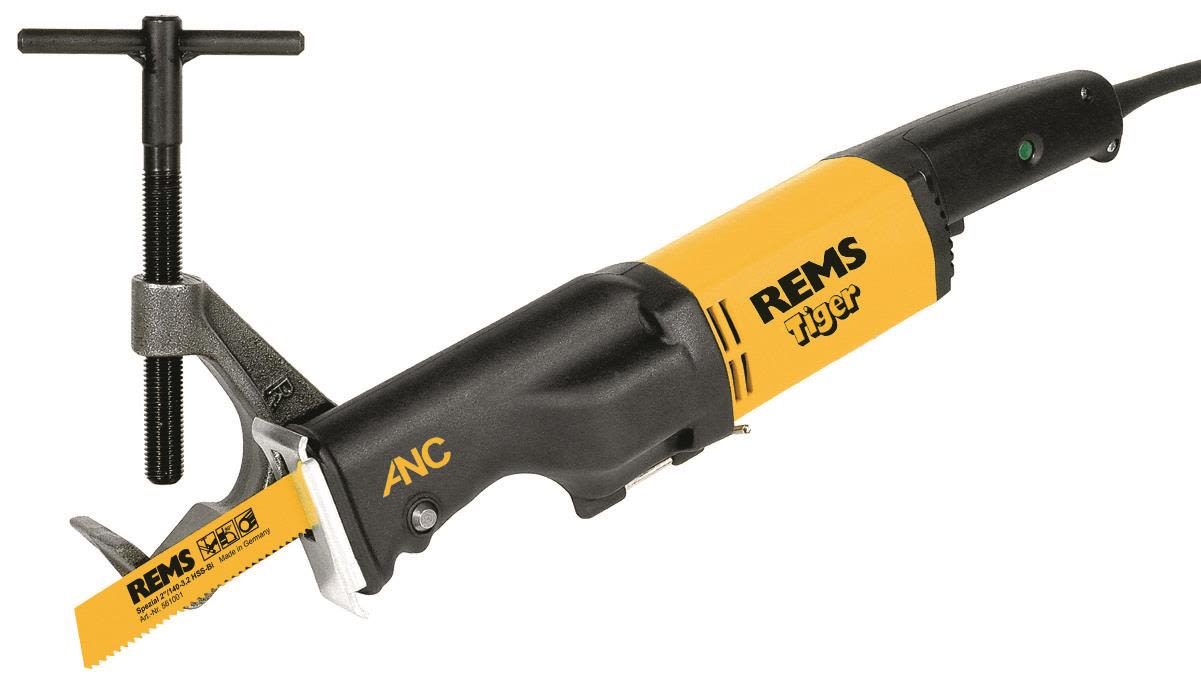 REMS Tiger Tigersag med koffert, 1050 W