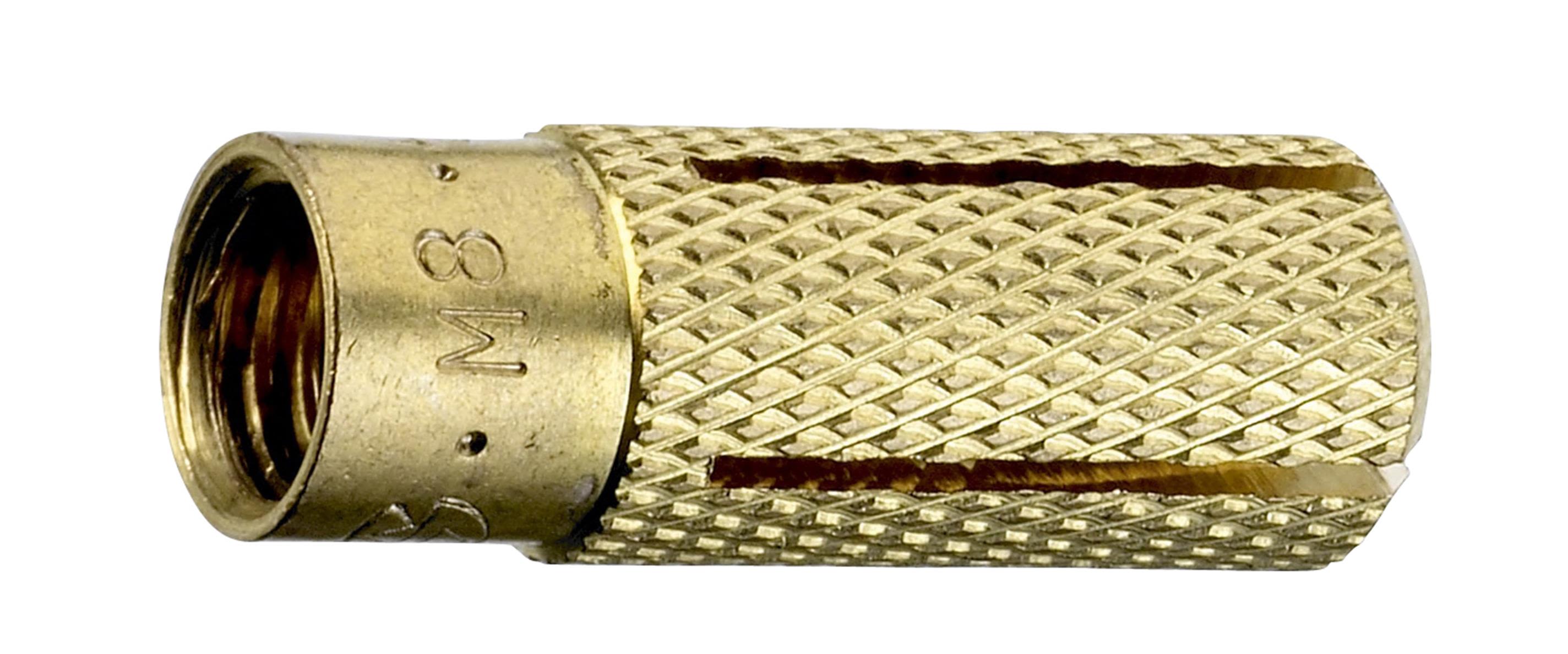 Sormat MSA Mässingsankare M8, 30 mm, 100-pack