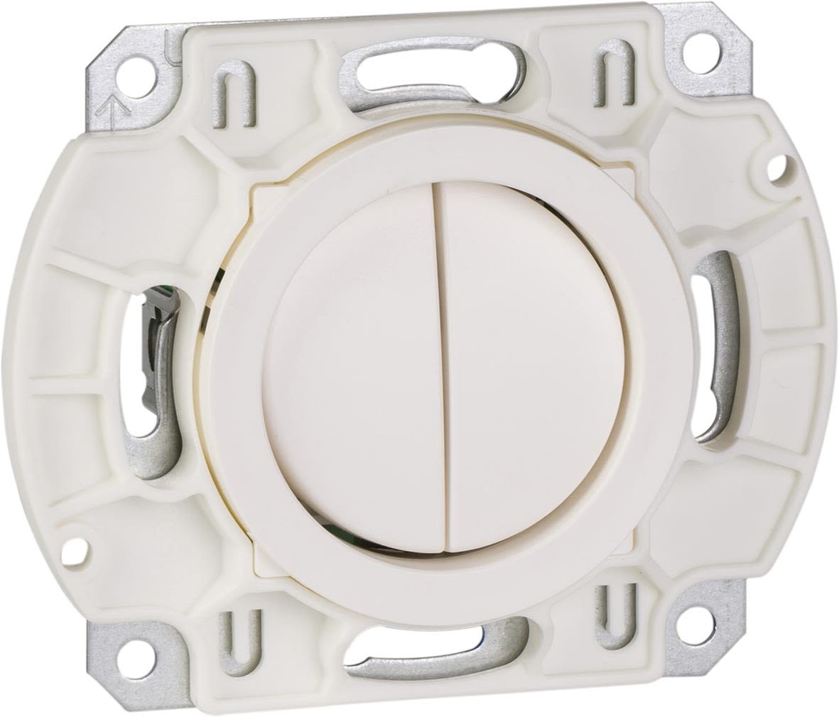 Schneider Electric WDE000931 Strömbrytare robust, vit Kronomkopplare