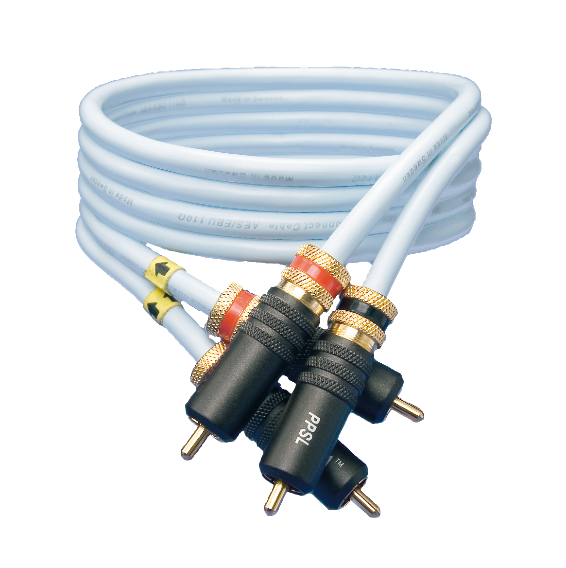 SUPRA 1001900024 Lydkabling PPSL RCA-kontakter