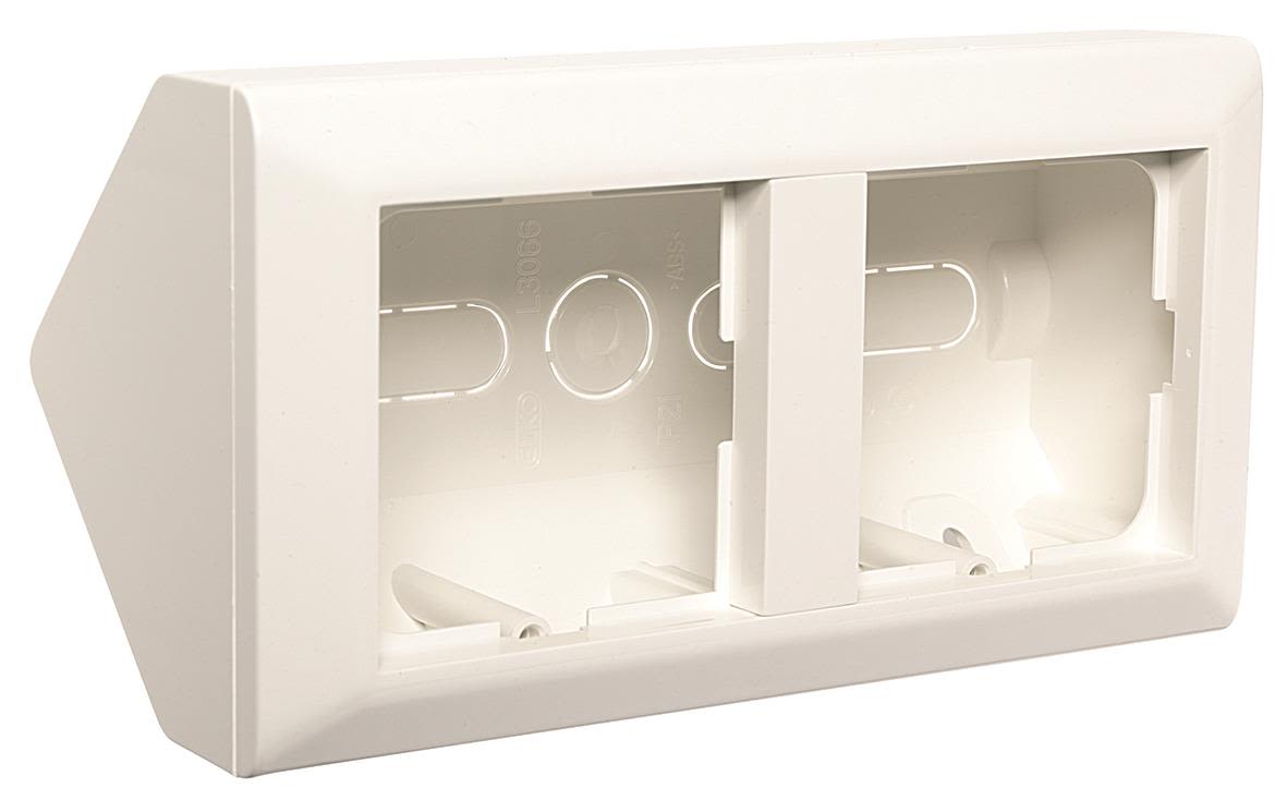 Elko EKO06769 Hörnbox vit, IP21