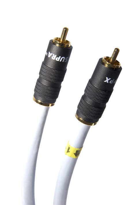 SUPRA 1001900255 Lydkabler 2 x han, 1 m