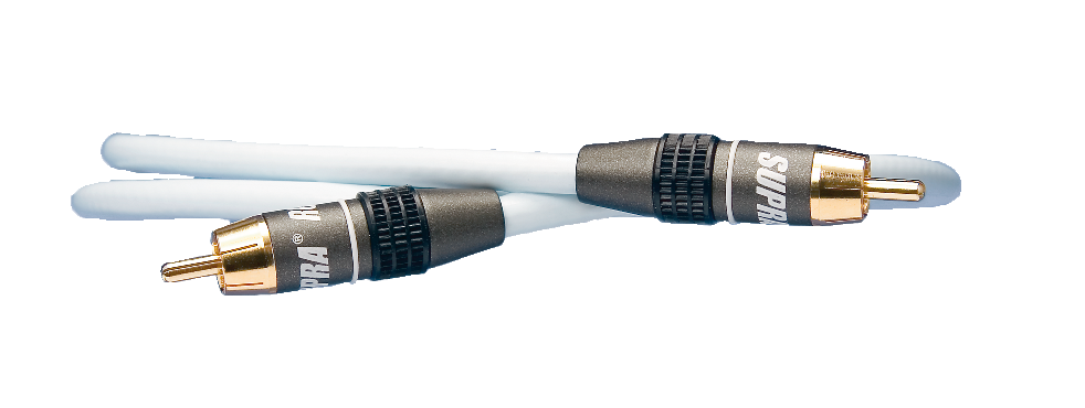 SUPRA 1001904646 Bildekabling Cinch, analoge med RCA-kontakter 1 m
