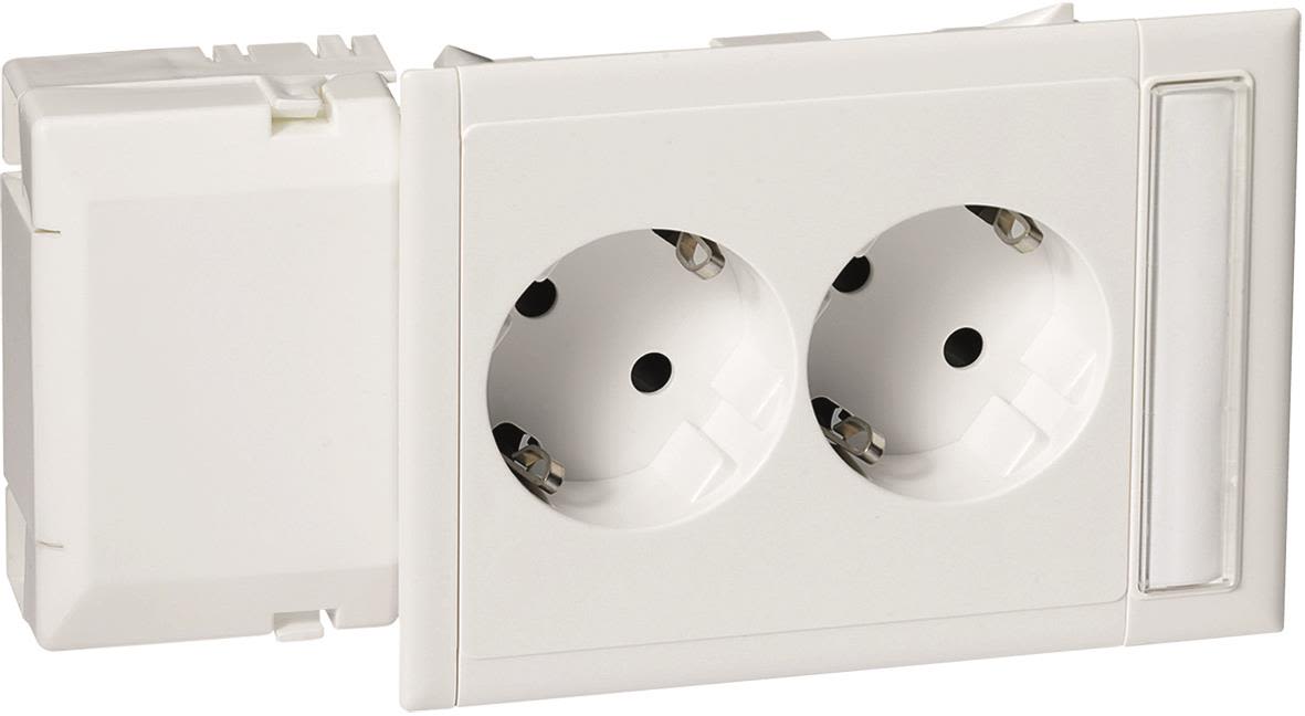 Schneider Electric 5940044 Masteruttag 2-vägs Vit