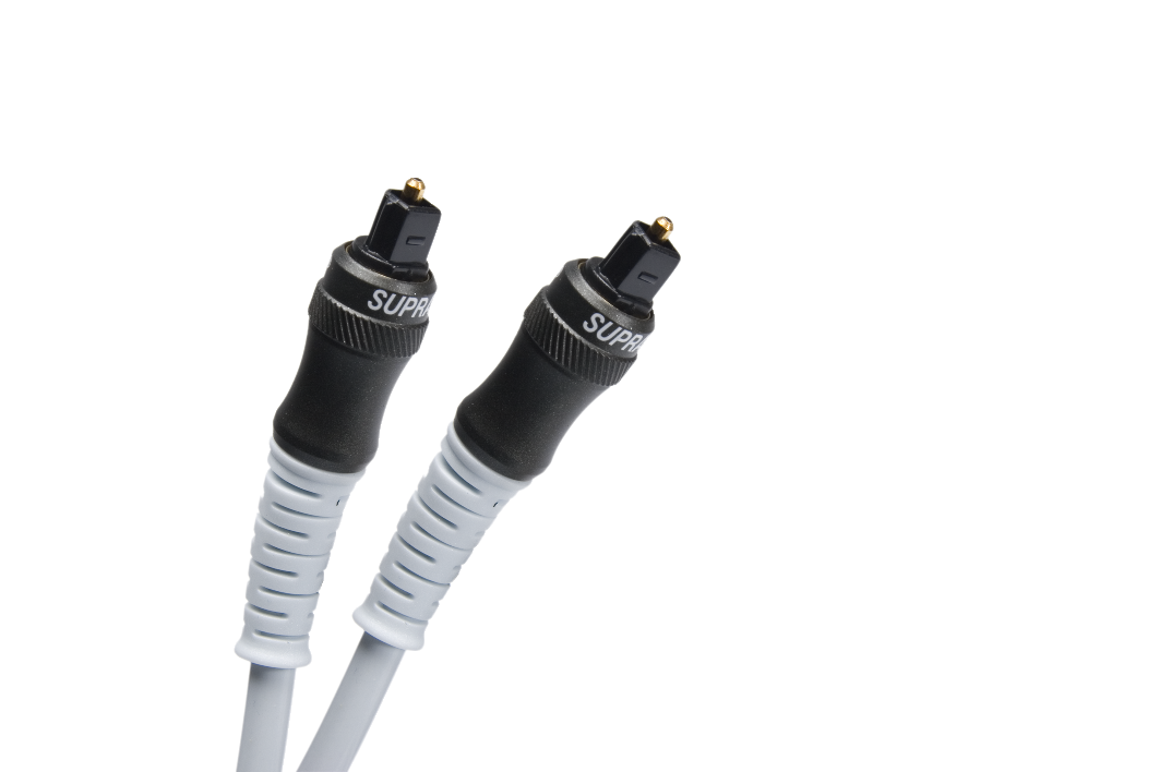 SUPRA 1003100052 Patchkabel 2 x Toslink, hane/hane 4 m