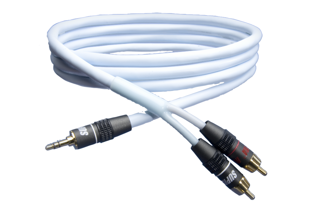 SUPRA 1001900750 Lydkabler Mand/mand, til stereo 2 m