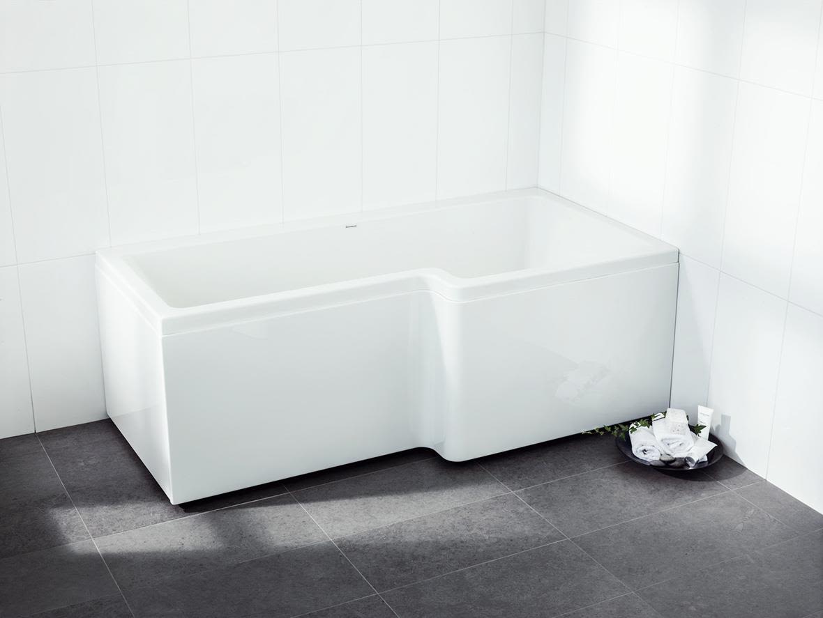 Svedbergs Z1700HG Badekar med gavl Høyre
