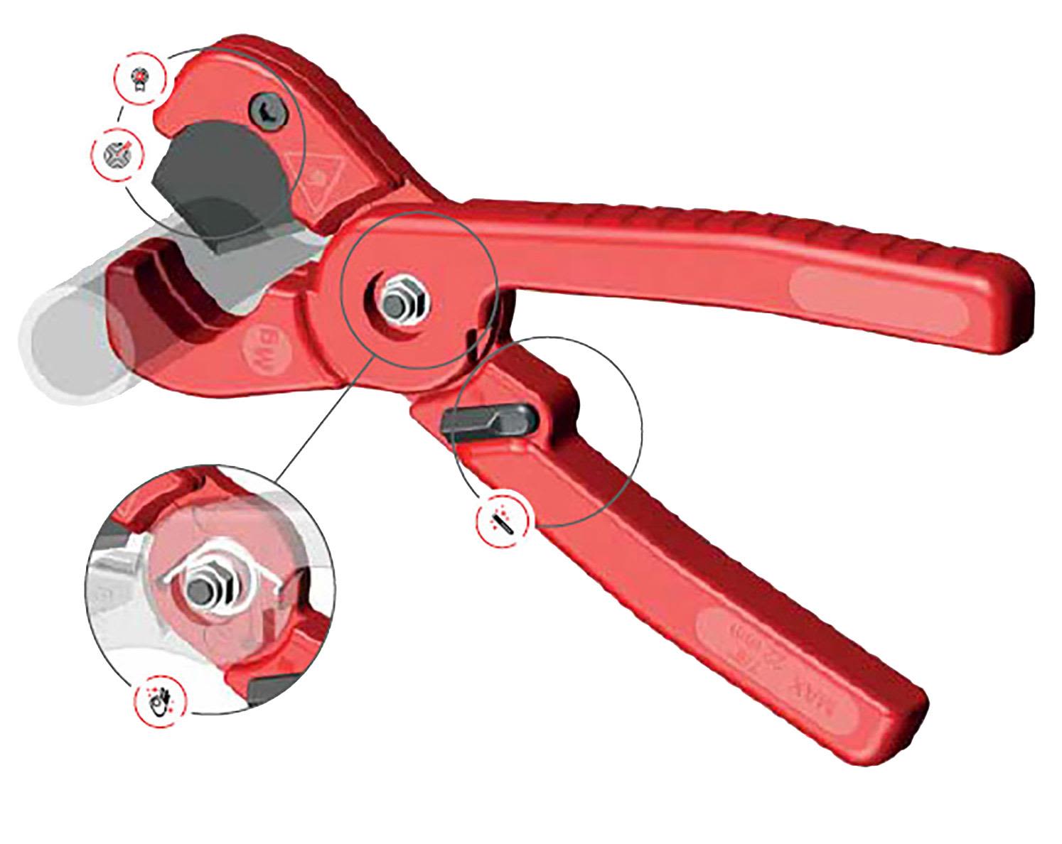 Ironside 100817 Plastavskärare 22 mm rördiameter