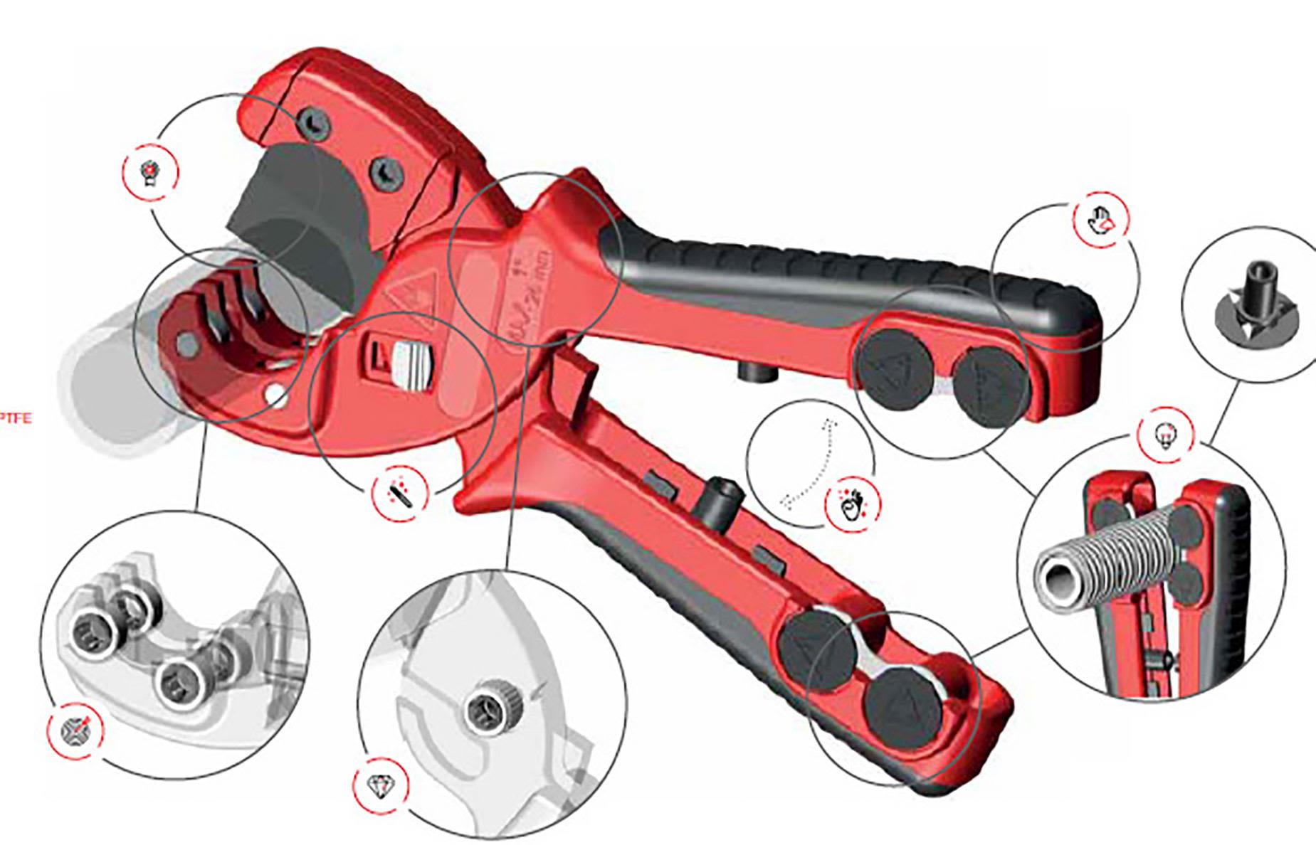 Ironside 100818 Plastavskärare 26 mm rördiameter
