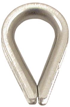 Gunnebo G006685100 Spisskauser rustfri For snor: Ø 10 mm