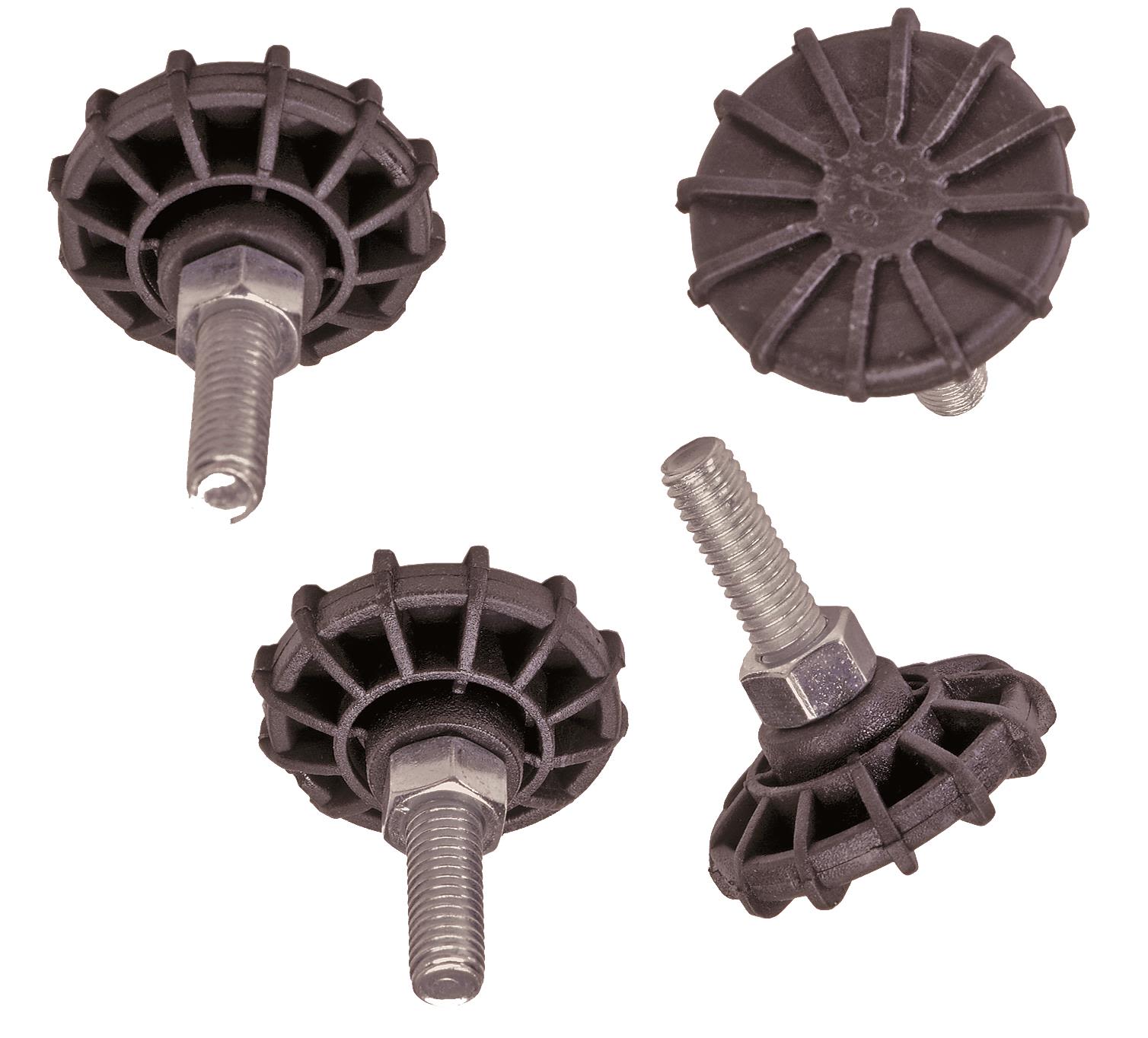 Eurolan 60A-24-18 Nivåfot för Wall Cabinets, 4-pack