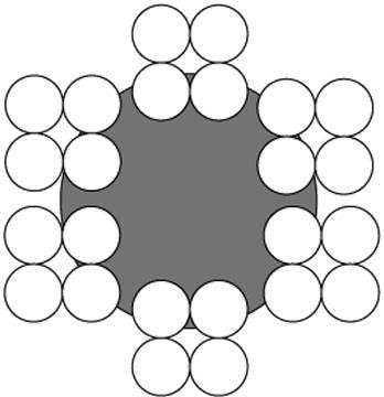 Gunnebo G515015100 Stålsnor Ø 1,5 mm, 1 m, 24-tråds
