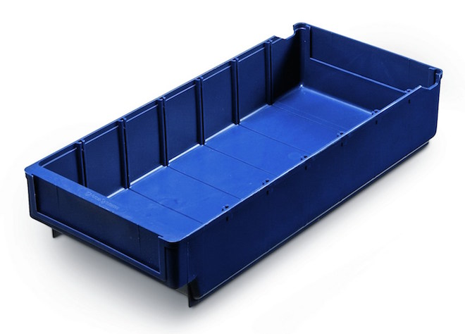 Schoeller Allibert ARCA 4530 Lagerlåda blå 400x188x80 mm