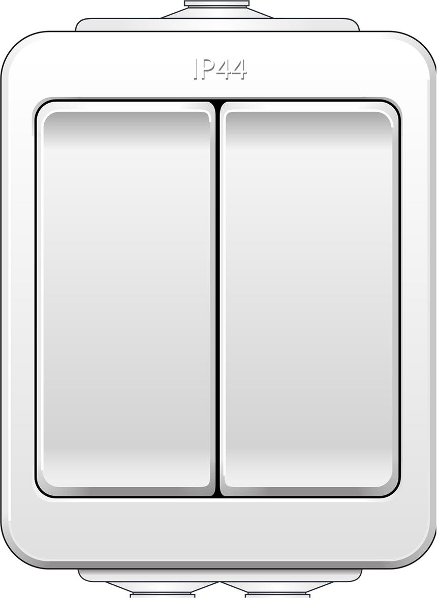 Norwesco 461054 Strømbryter kapslet, IP44 Kronevender
