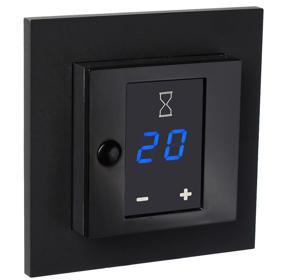 Elko EKO05989 Timer Plus, 2-pol, 16A, display Svart