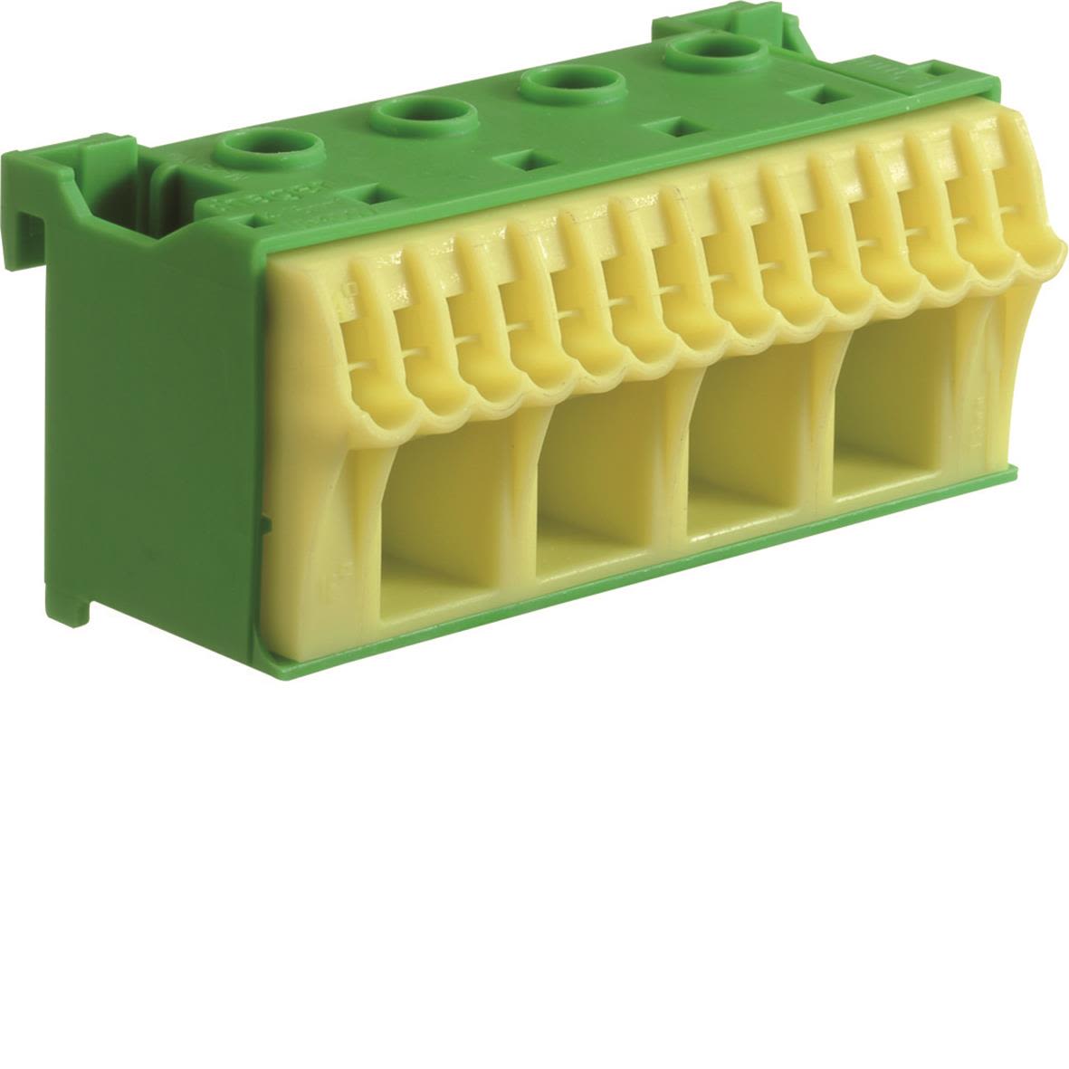 Hager KN18E Jordplint för skruvlösa förbindningar 4x16 + 14x4 mm²