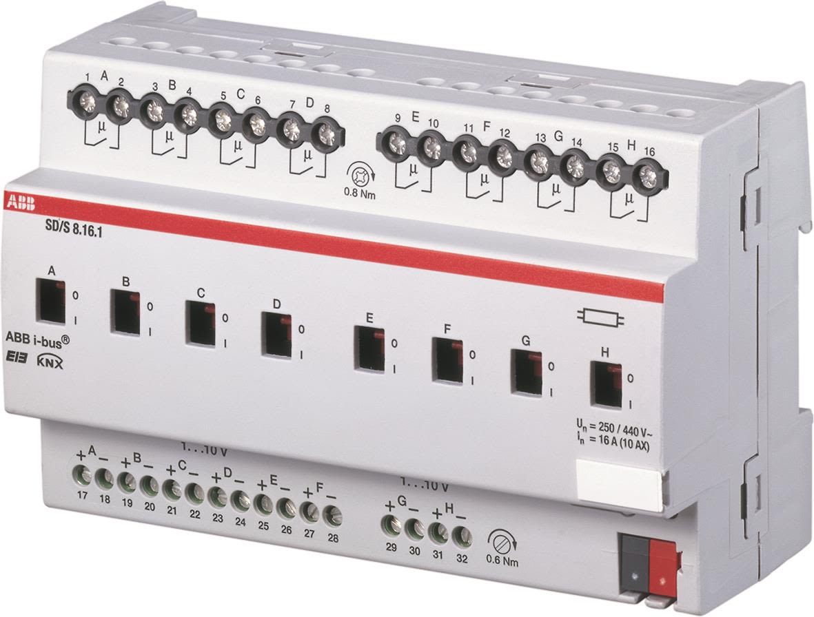 ABB 2CDG110081R0011 Dimmeraktor 16 A Antal utgångar: 8