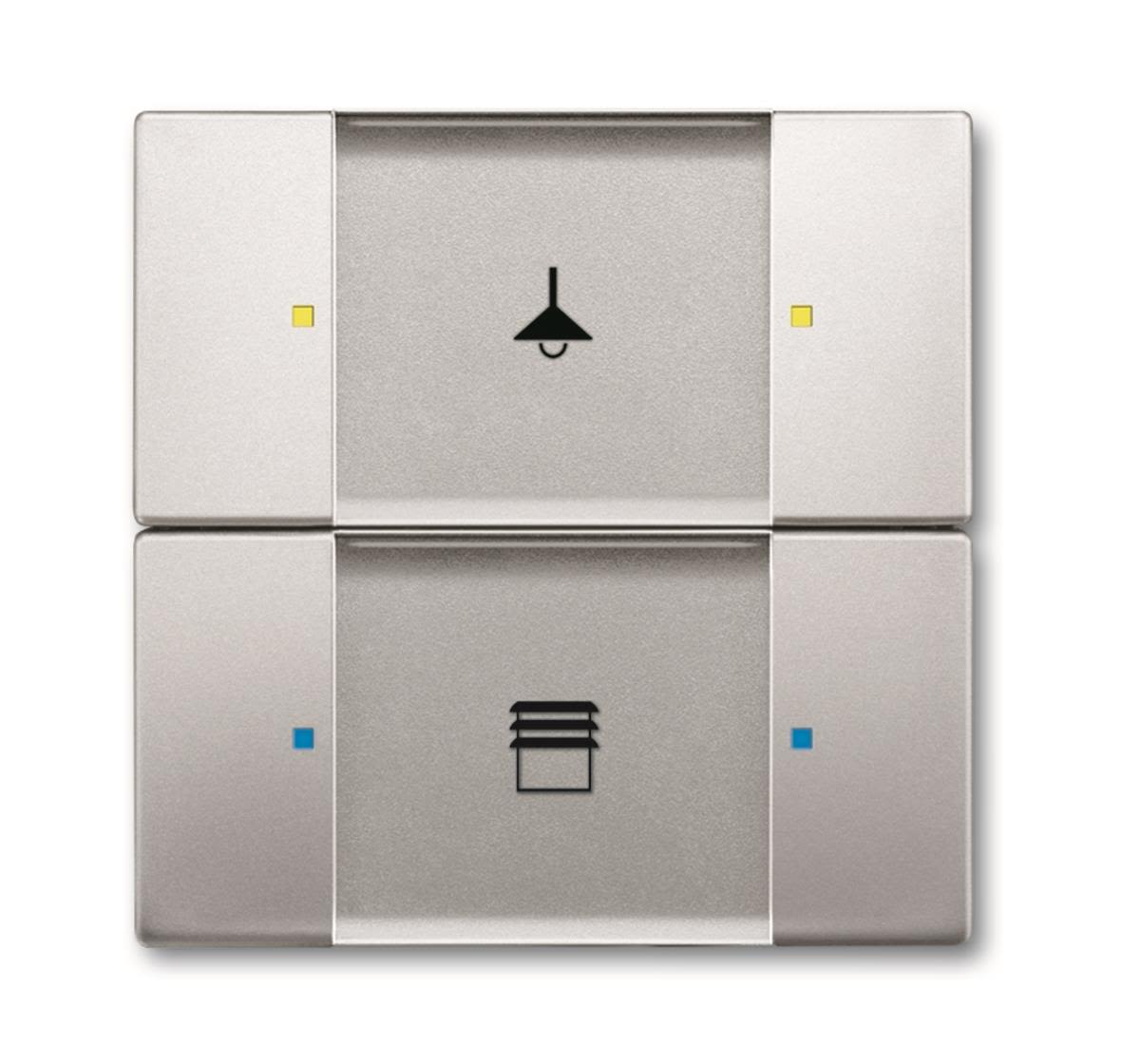 ABB Impressivo 6116-0-0213 Tryckknapp 4 manöverpunkter Rostfritt stål