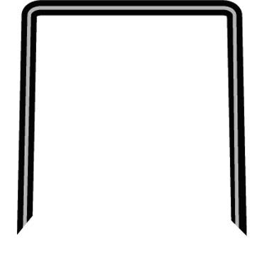 Rapid Nr 140 Bredtrådsklammer galvaniserat stål 12 mm, 5000-pack