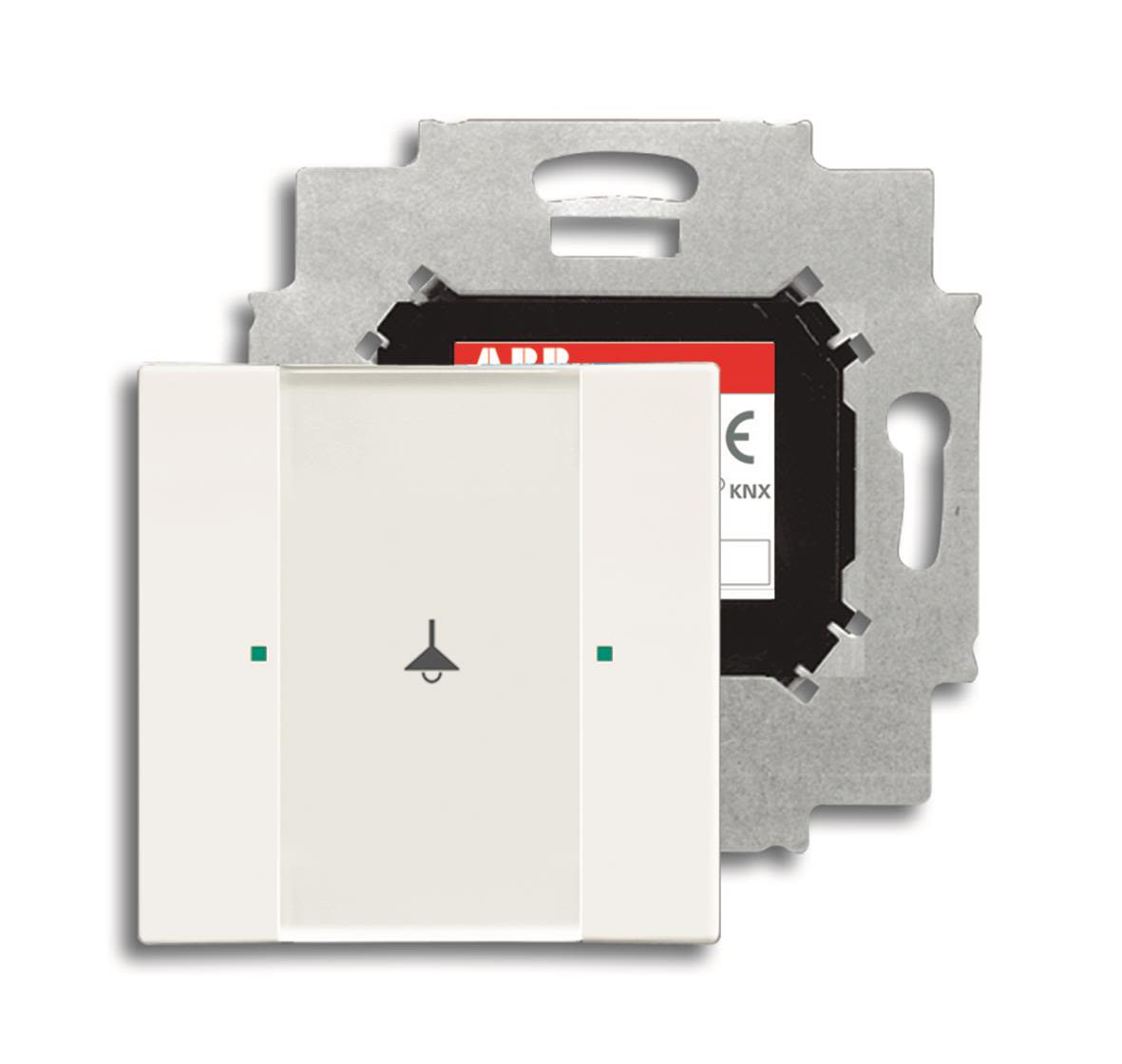 ABB 6115-0-0214 Tryckknapp Vit