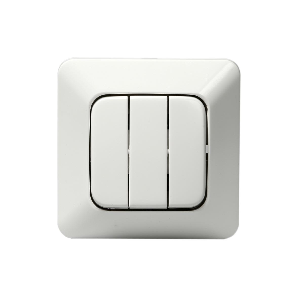 ABB 10631U4 Strømbryter innfelt, IP20, uten klor 3 x 1 pol