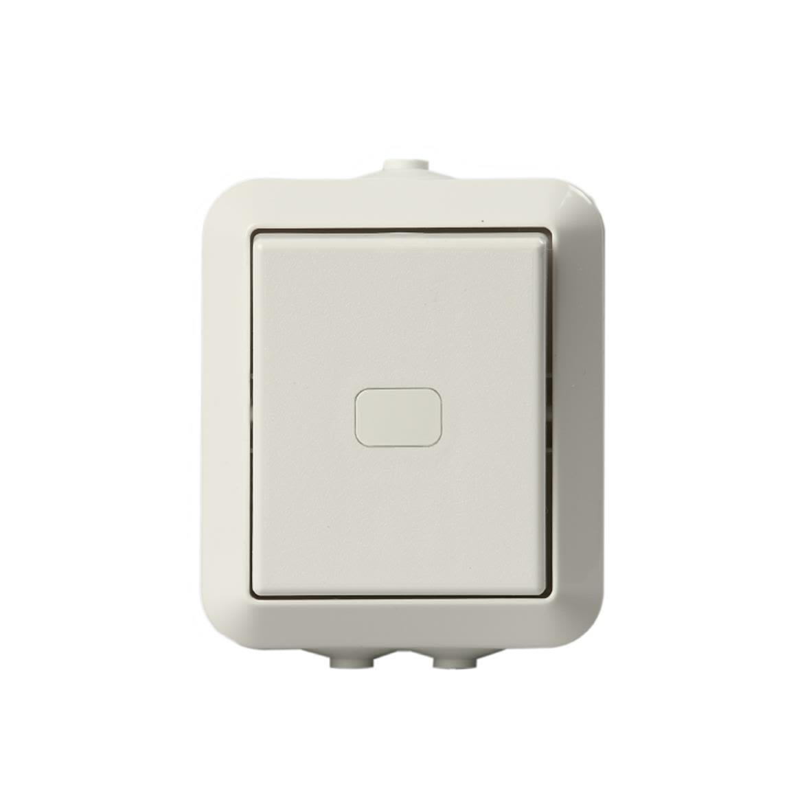 ABB 1067SW Strømbryter utenpåliggende, IP44 Kryss