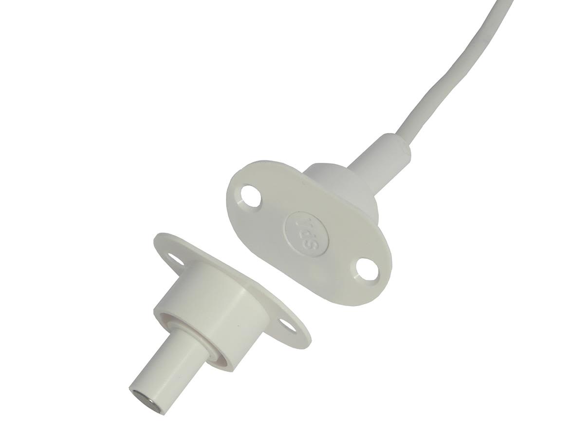 Alarmtech MC 370-S11 Högsäkerhetskontakt 22 mm sensor, inbyggd 2 m kabel