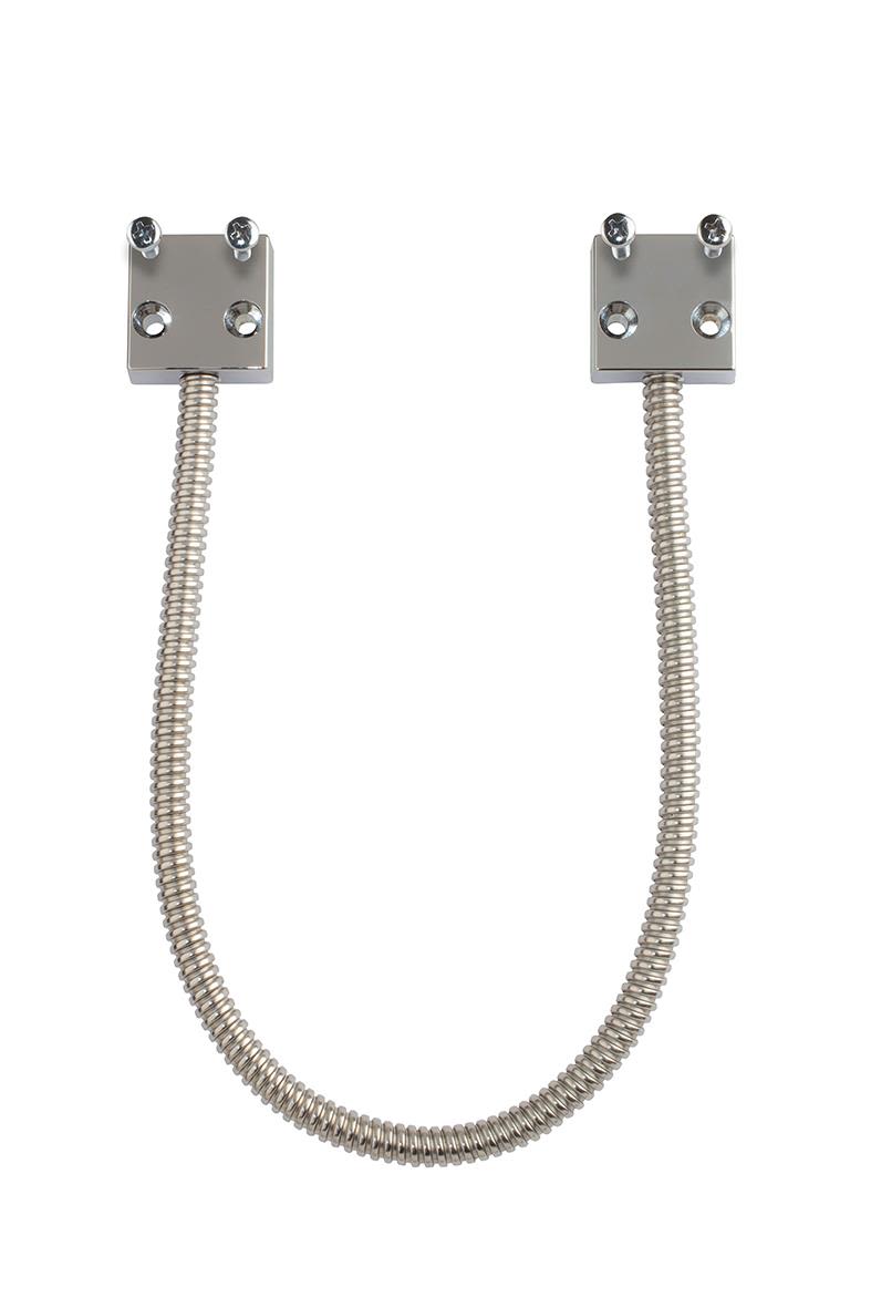 Alarmtech DL 8-40 Karmöverföring 400 x 8 mm, med 4 skruvar Rostfri