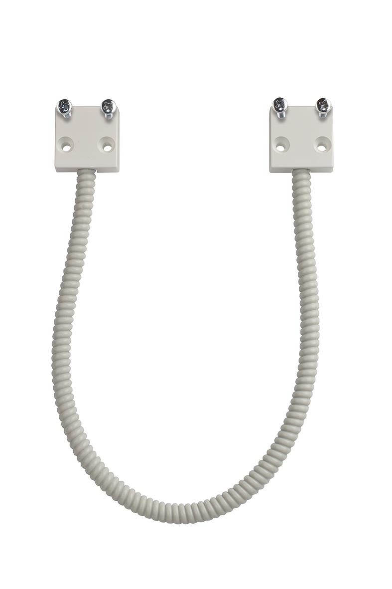 Alarmtech DL 8-40 W Karmöverföring 400 x 8 mm, med 4 skruvar Vit