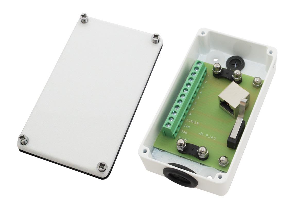 Alarmtech JB RJ 45 Kopplingsdosa metall, 12-polig