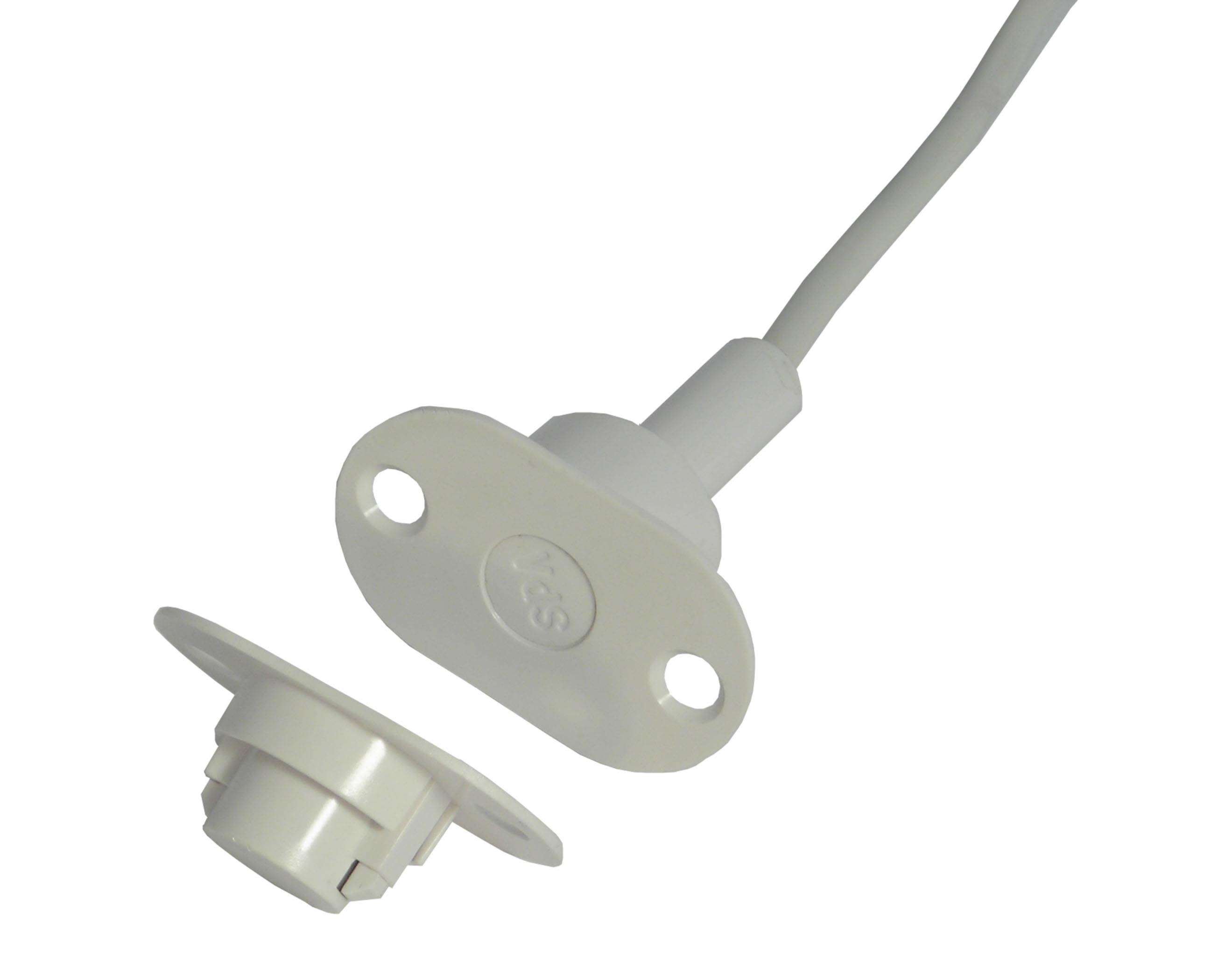 Alarmtech MC 370-S12-10 Högsäkerhetskontakt 22 mm sensor, IP67 10 m kabel