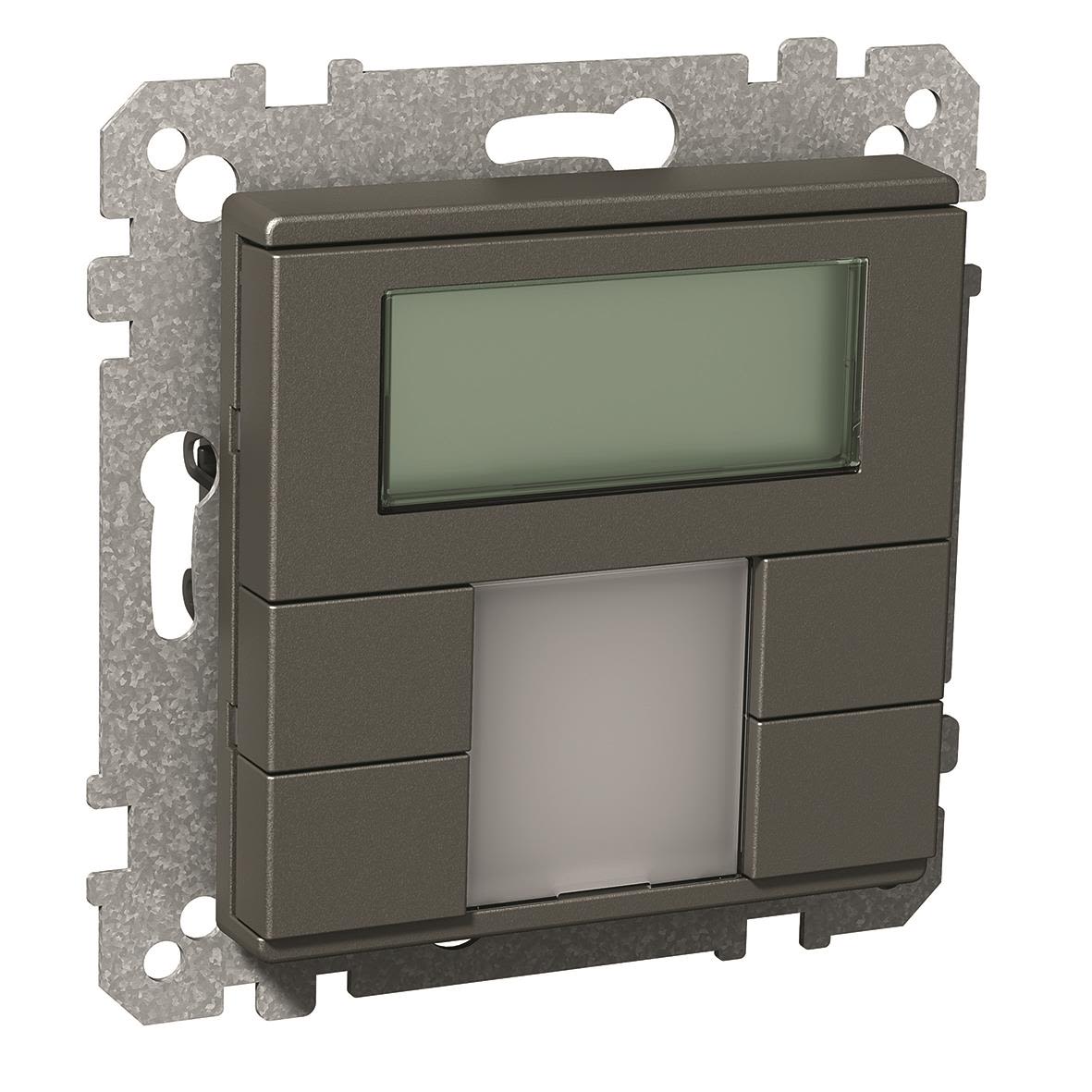 Schneider Electric Exxact KNX Trykknapp 4 kanaler Antrasitt