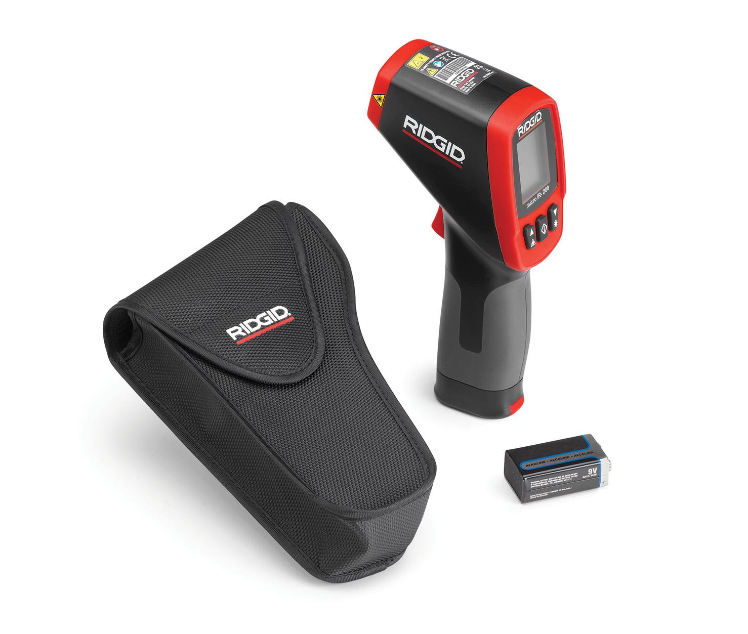 Ridgid IR-200 Termometer infrarød, med batteri