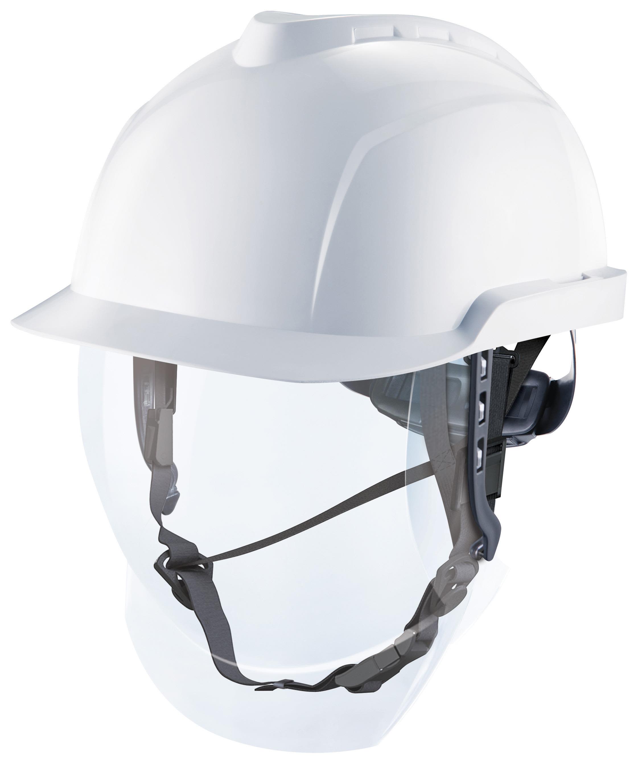 MSA V-Gard 950 Skyddshjälm oventilerad, Vit