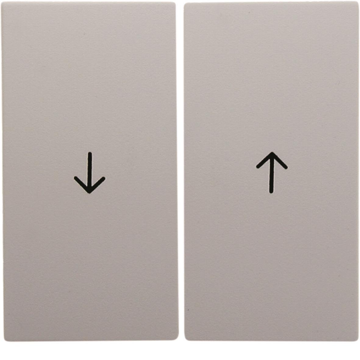 Hager 16251909 Vippa dubbel, pilsymboler Vit