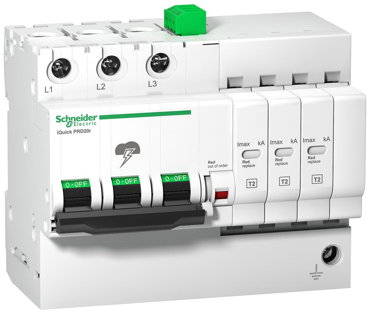 Schneider Electric A9L16293 Överspänningsskydd Quick PRD 40R, typ 2 3P