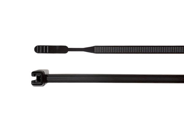 Hellermann Tyton 109-00078 Buntband svart, 100-pack 290 x 4,7 mm