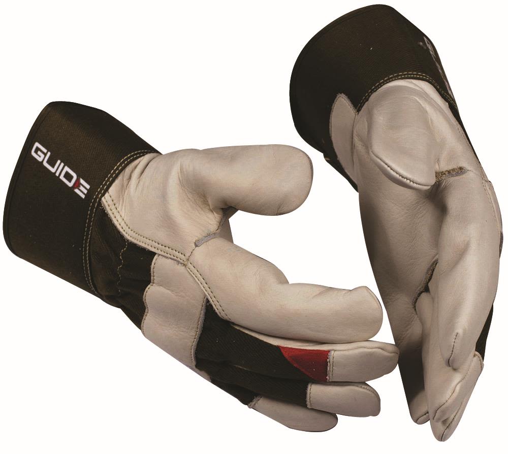 Guide Gloves 195 Handske grov, nötnarv, halvfodrad 9