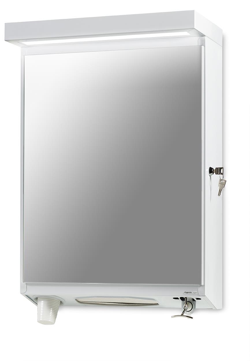 Gårö Plåtprodukter 717100 Hygienskåp 475 x 670 mm, vit