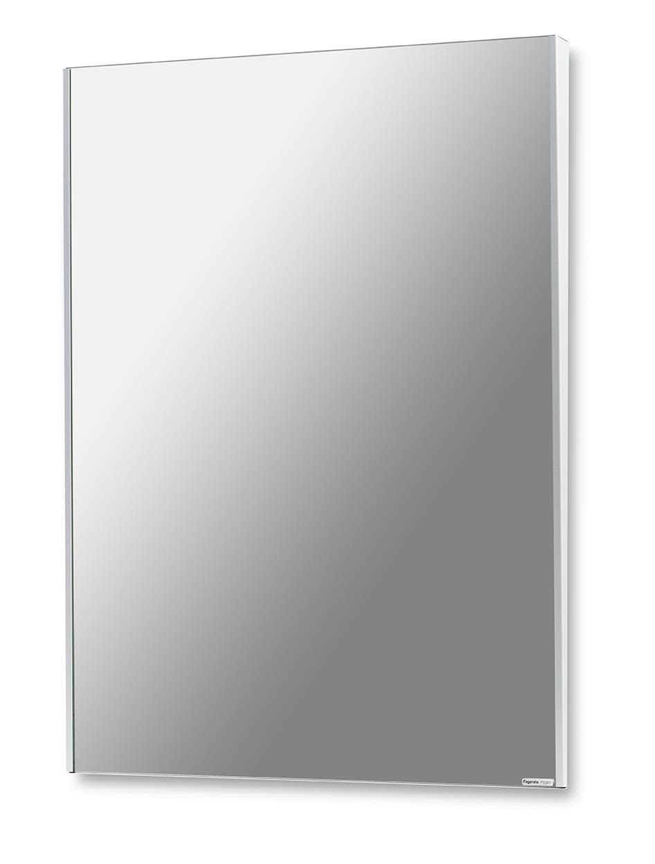 Gårö Plåtprodukter Femett Tilde Väggspegel pulverlackerad stålplåt 525 x 900 x 40 mm