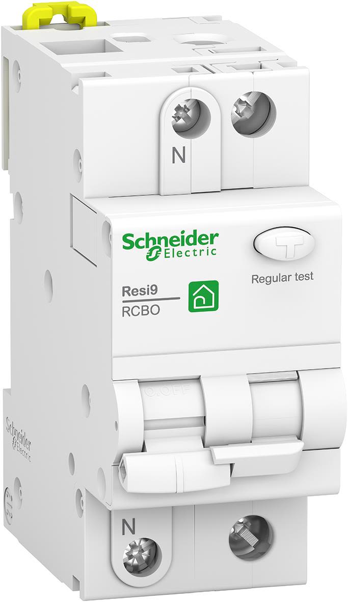 Schneider Electric Resi9 Personskyddsautomat 2-polig, 10 A